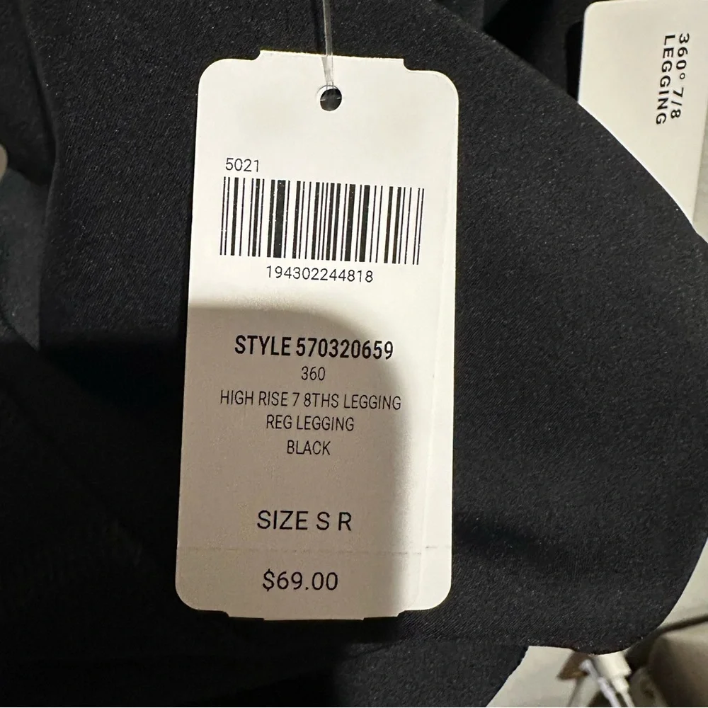 Soma 360 High-Rise 7/8 Leggings Black SZ S - Picture 12 of 15